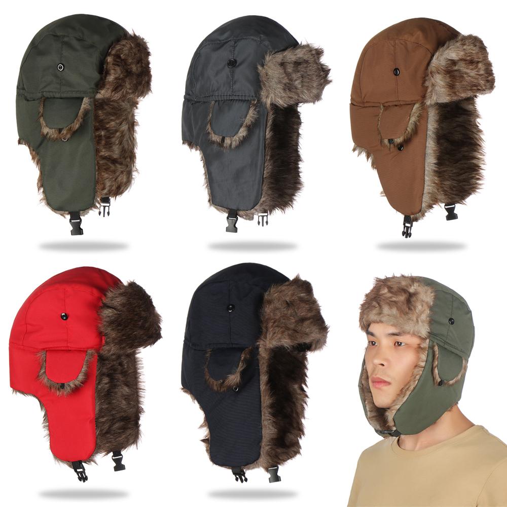 Aquatic Sports Hat - Men's Winter Trapper Aviator Trooper Earflap