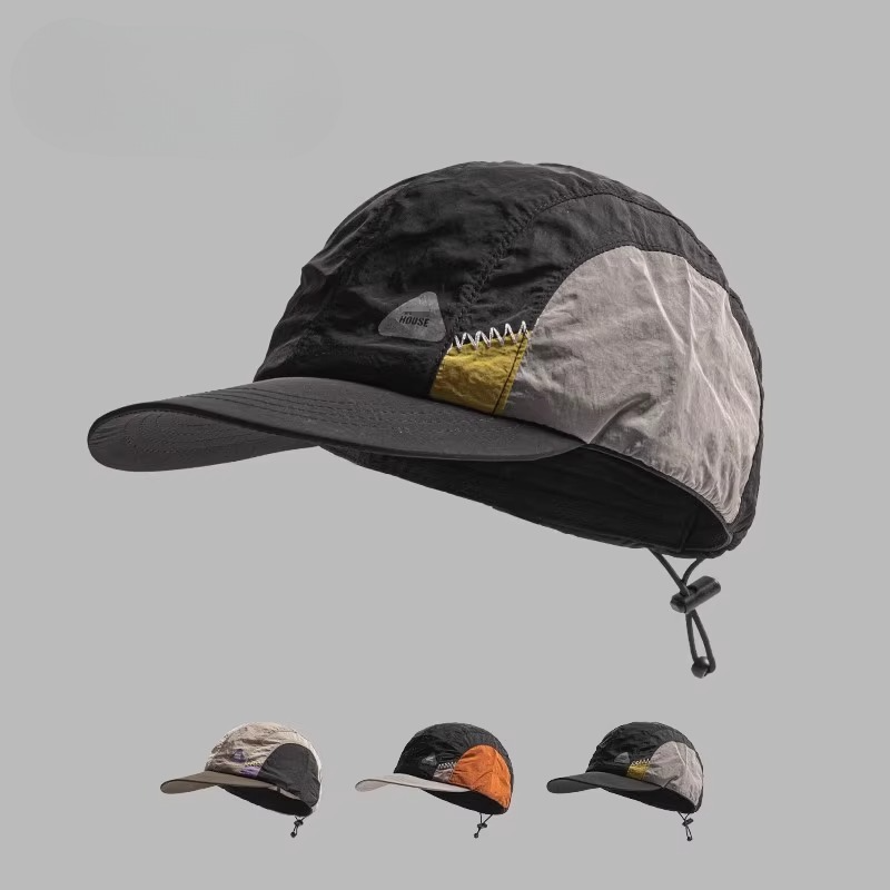 Aquatic Sports Hat - Nylon Vintage Baseball Cap Waterproof Embroidered