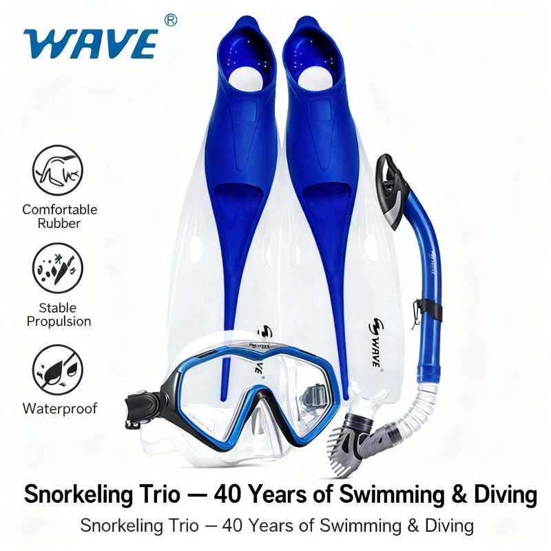 Adult Snorkeling Set Full Dry  - Fin Diving Blade 评论和价格