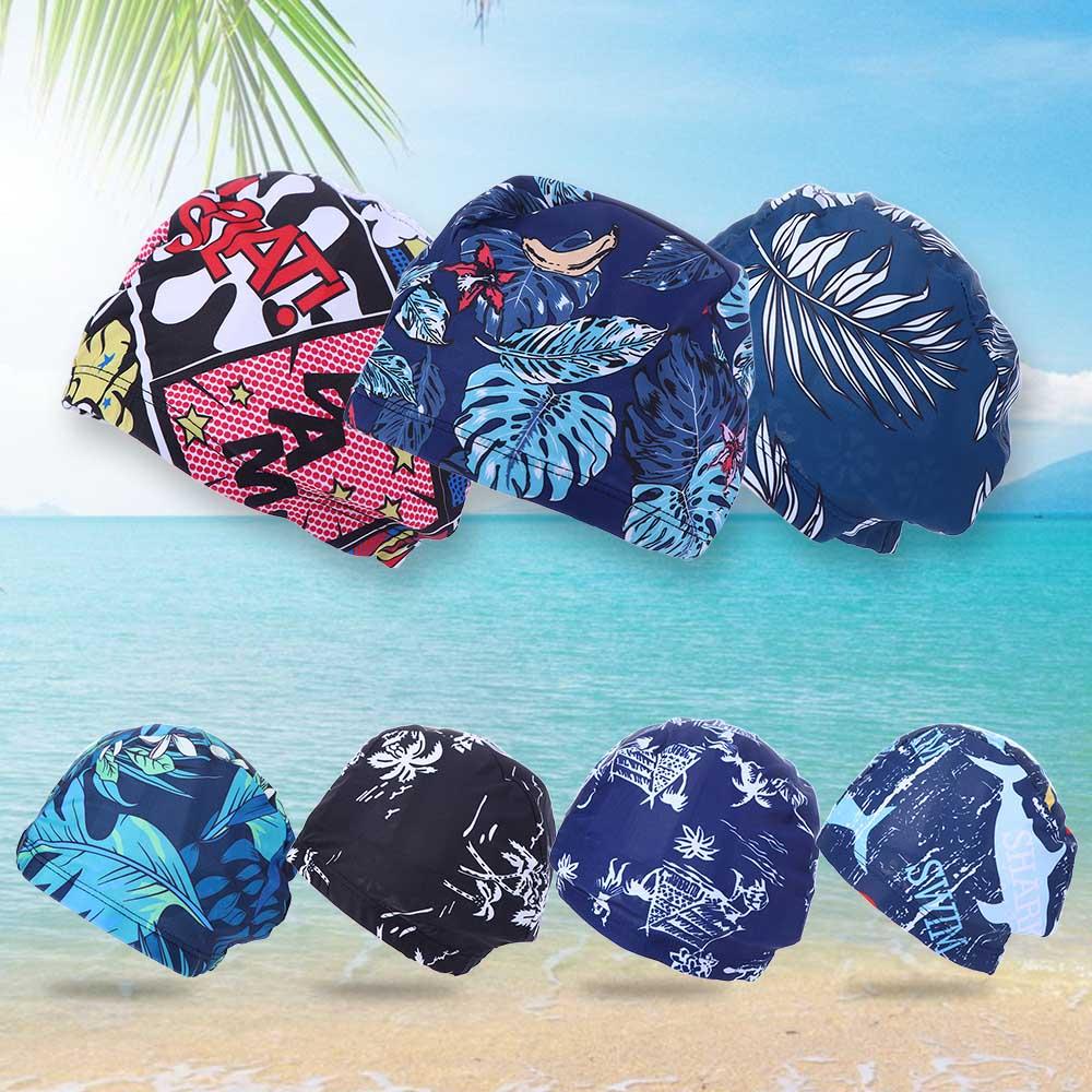 Diving Hat Calico Swim Cap Ear - Aquatic Sports Hat 评论和价格