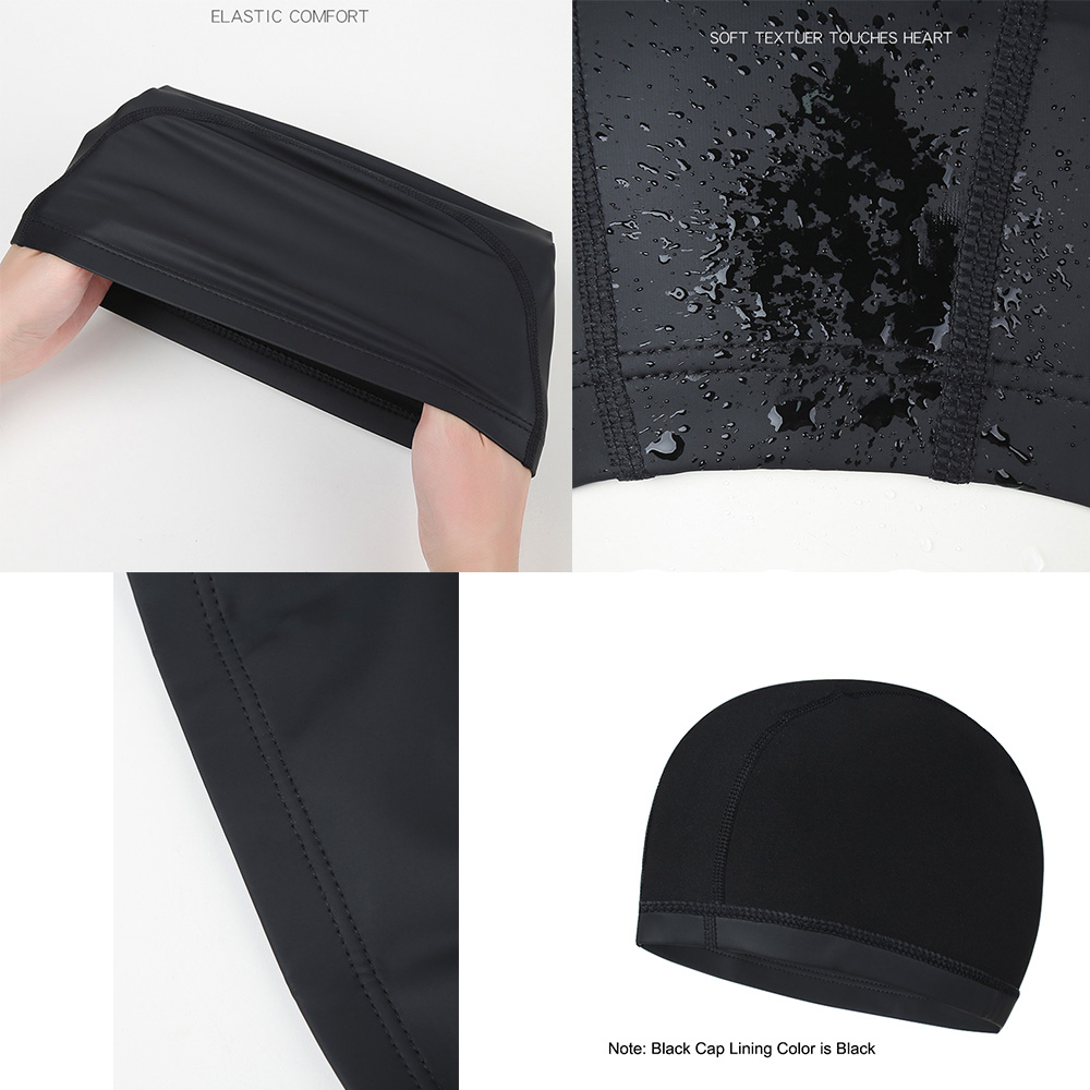 Unisex PU Waterproof Swim Cap  - Aquatic Sports Hat 评论和价格