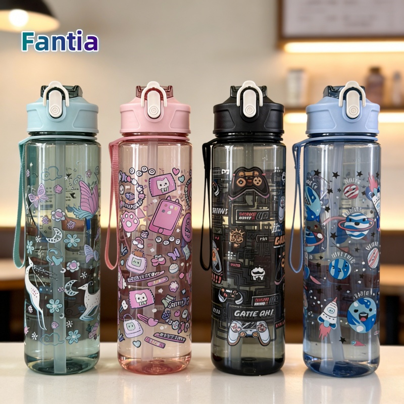 Convenient 750ml Water Bottle  - Aquatic Gym 评论和价格