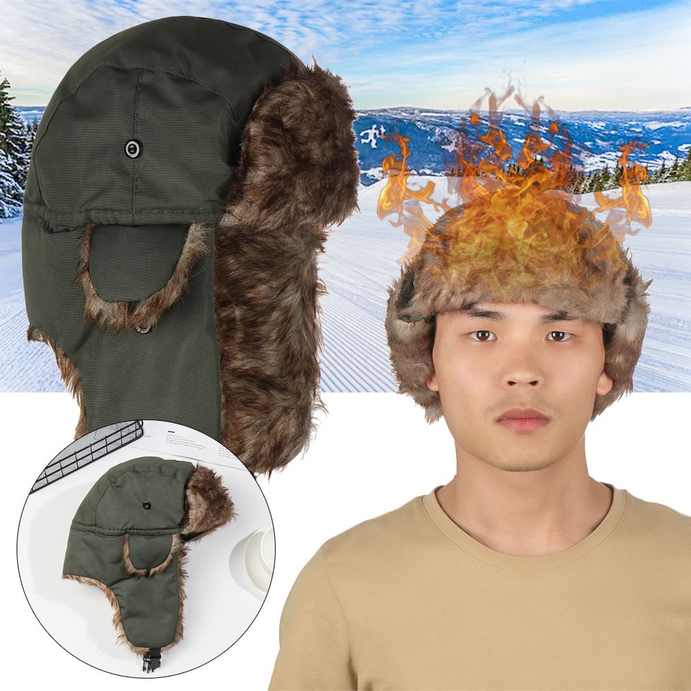Men's Winter Trapper Aviator T - Aquatic Sports Hat 评论和价格