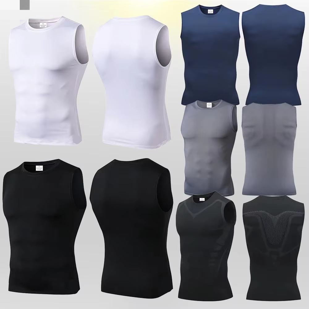 Compression Tank Top Mens Gym  - Aquatic Gym 评论和价格