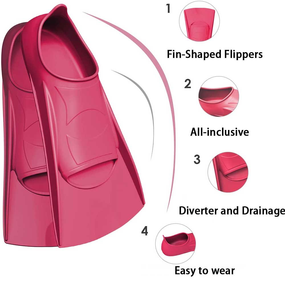Swimming Flipper Silicone Wome - Fin Diving Blade 评论和价格